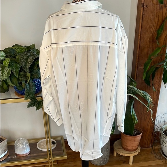 BiBi Button Down Striped Shirt - Size XL - Picture 3 of 8